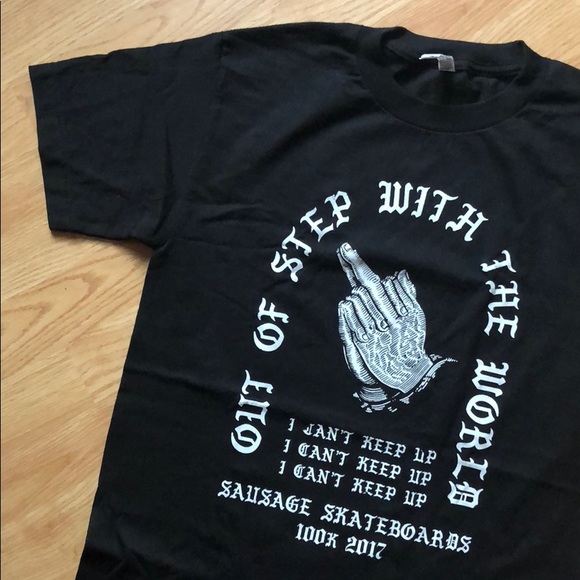 SAUSAGE SKATEBOARDS Other - SAUSAGE SKATEBOARDS “OUT OF STEP” EVENT EXCLU TEE